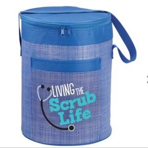 Living The Scrub Life Barrel Cooler Bag
